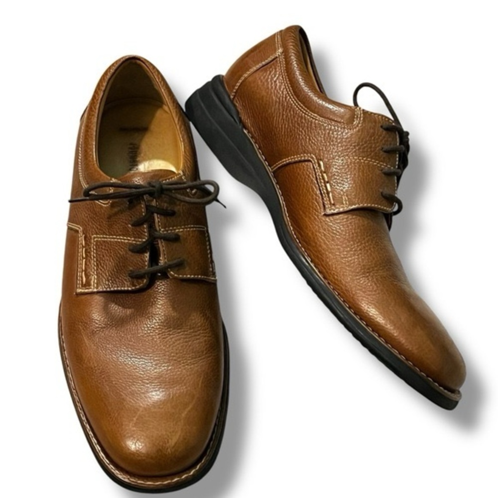 Johnston Murphy Oxford Shoes Leather Lace Up Preppy 20-7258 Mens Size 11.5M